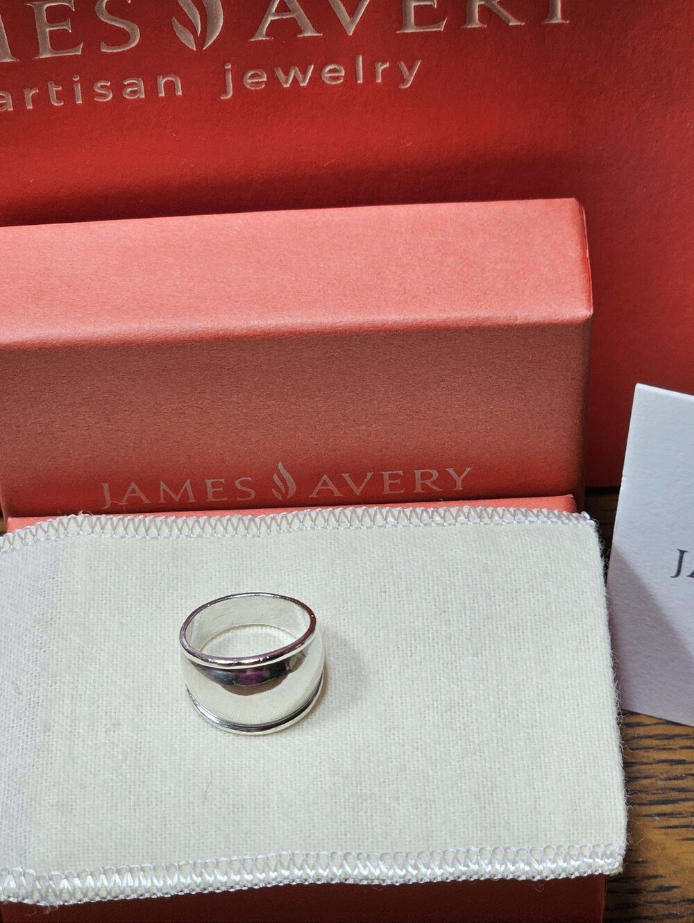 James Avery Sterling Signet Ring